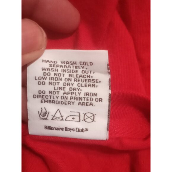 Billionaire Boys Club Shirt Mens Medium M Red Astronaut Helmet Graphic Tee BBC - Picture 7 of 9